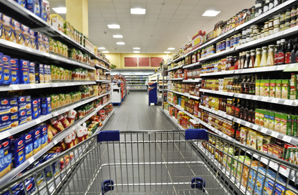 Einkaufen im Supermarkt